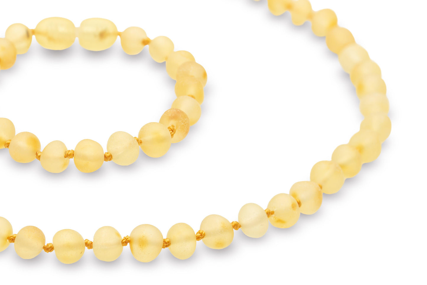 Amber necklace - Bracelet 'Raw Lemon'. Amber - Set - Jewelry