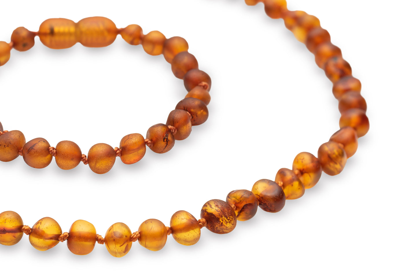 Raw Amber Cognac Set - Baltic Mystery | Amber Jewelry