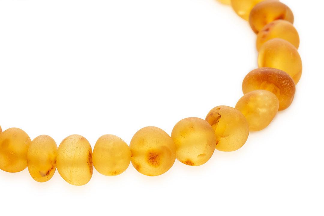 Raw Honey Amber Bead Bracelet - Baltic Mystery | Amber Jewelry