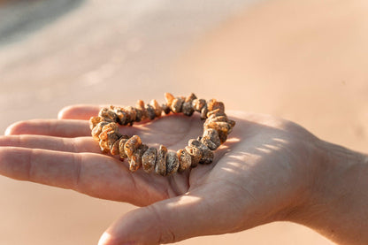 Natural Amber Forest Green Bracelet - Baltic Mystery | Amber Jewelry