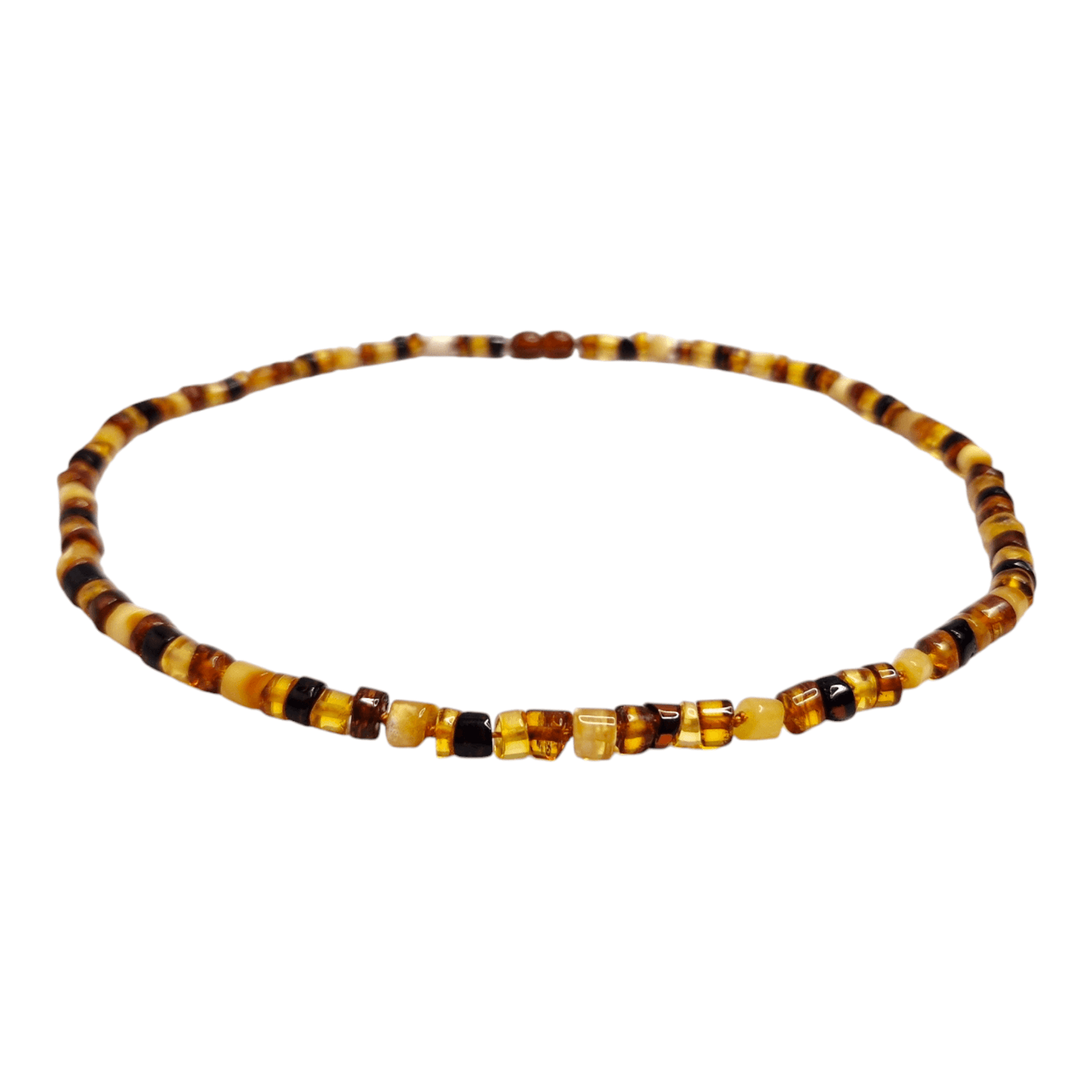 Amber Bead Necklace ' Whispers' . Natural - Multicolor - Jewelry - Baltic Mystery | Amber Jewelry