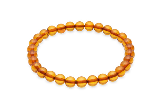 Baltic Amber Bracelet  'Honey'.  Elegance - Unisex - Outfit
