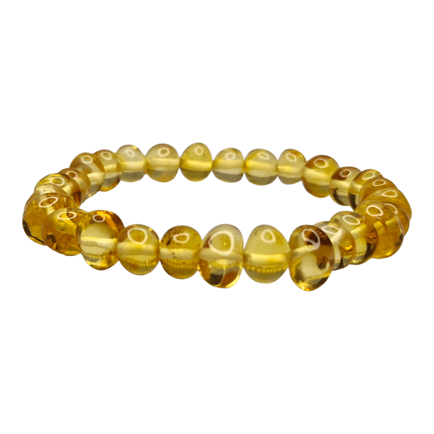 Baltic Amber Bracelet 'Honey' . Natural - Beads - Jewelry - Unisex - Baltic Mystery | Amber Jewelry