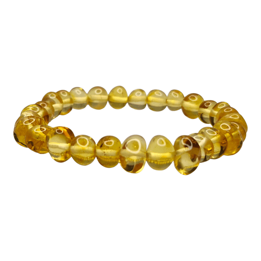 Baltic Amber Bracelet 'Honey' . Natural - Beads - Jewelry - Unisex - Baltic Mystery | Amber Jewelry