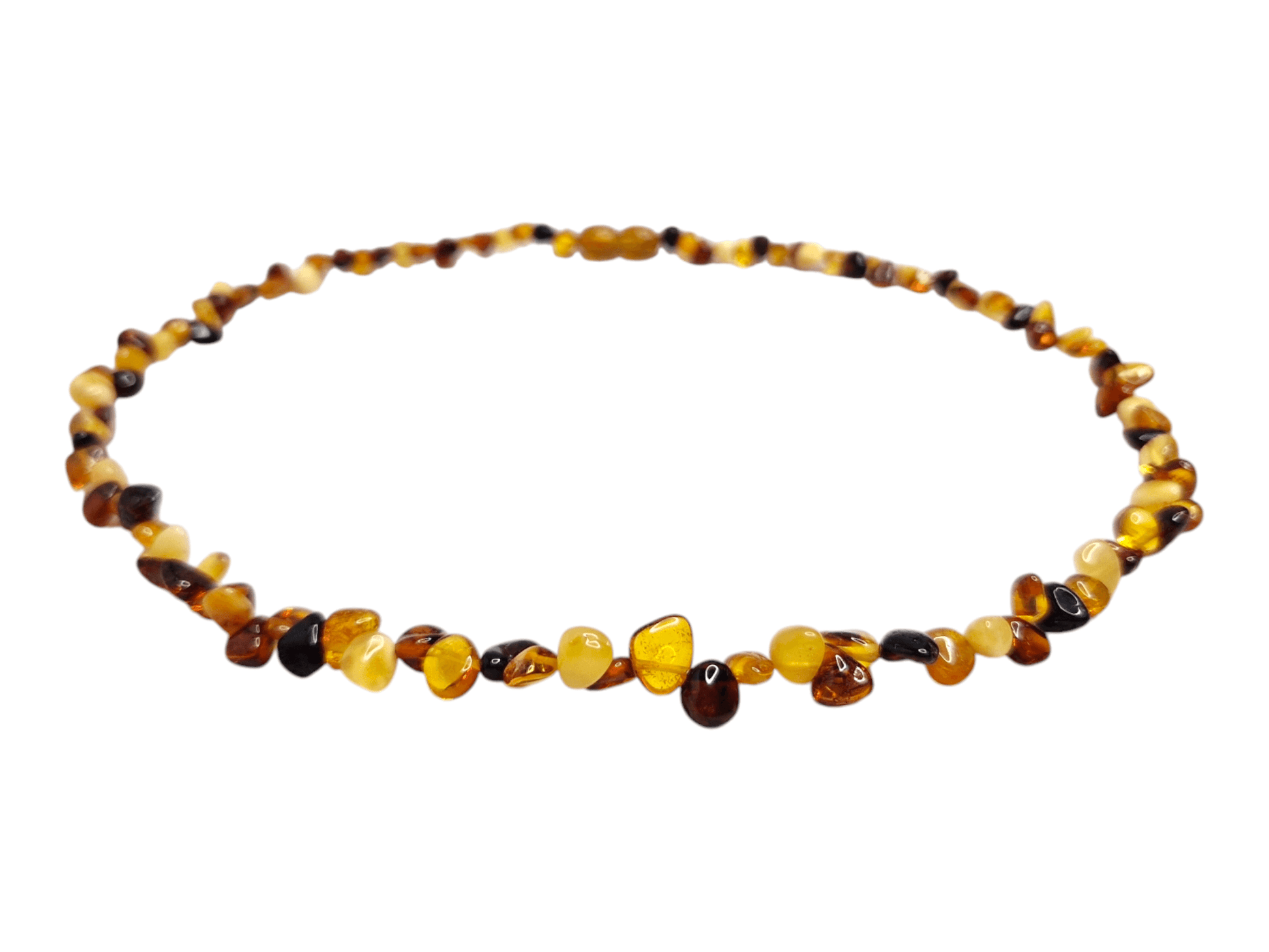 Handcrafted Amber Necklace | Multicolor - Baltic Mystery | Amber Jewelry