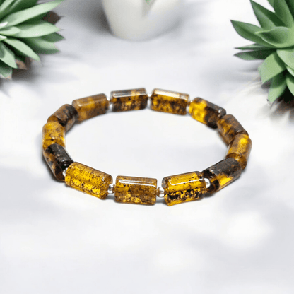 Amber bracelet 'Forest' - Elegant Baltic Amber Jewelry - Baltic Mystery | Amber Jewelry