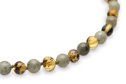 Forest Green with Labradorite - Baltic Mystery | Amber Jewelry