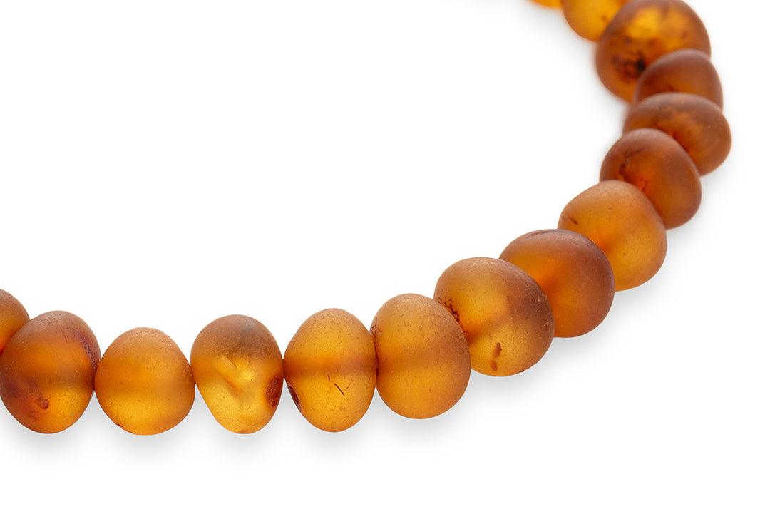 Raw Cognac Baltic Amber Bracelet - Baltic Mystery | Amber Jewelry
